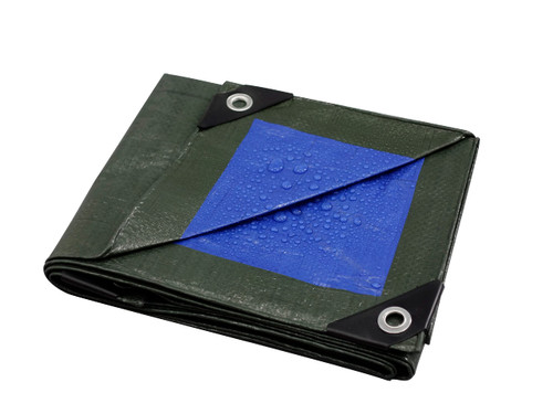 TARPAL 10x10 Green Tarp Waterproof 6mil Small tarps Multipurpose Protective Cover All Purpose Poly Tarps Cover for Firewood Outdoor Furniture etc
