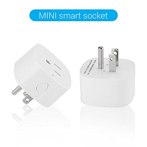 Smart Wifi Plug, Huafly Smart Wireless Socket With Remote Control Plug From Anywhere, Smart Home Devices Works with APP.