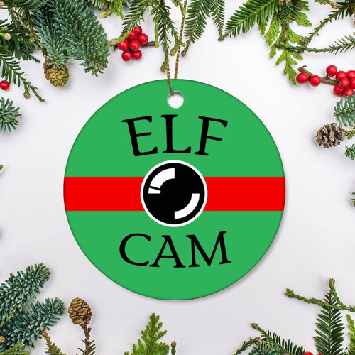 Elf Cam Ceramic Ornaments Personalized Family Christmas Elf Ornaments Circle Ceramic Ornament 3" 2021 Christmas Ornament Pendant Personalized Family Christmas Tree Ornaments for Home Xmas Decor Elf Cam Ceramic Ornaments Personalized Family Christmas Elf Ornaments Circle Ceramic Ornament 3" 2021 Christmas Ornament Pendant Personalized Family Christmas Tree Ornaments for Home Xmas Decor