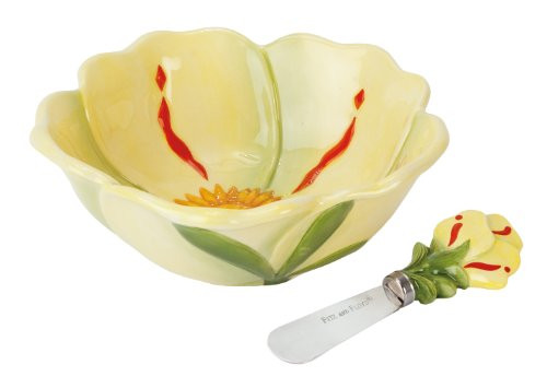 Courtyard Collection, Dip Bowl with Spreader