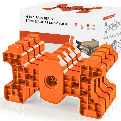 Spray Paint Racks, Paint Drying Rack, Door Painting Brackets, Painters Paint Racks, Easily Painting/Stacking/Drying Interior and Exterior Doors or Cabinet Doors (4 Pcs)