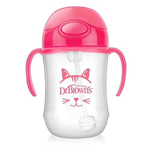 Dr. Brown's 9 oz. Baby's First Straw Cup in Pink