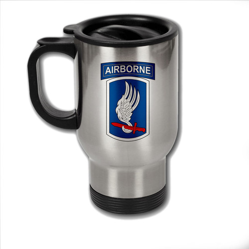 ExpressItBest Stainless Steel Coffee Mug with U.S. Army 173rd Airborne Combat Team (Sky Soldiers)