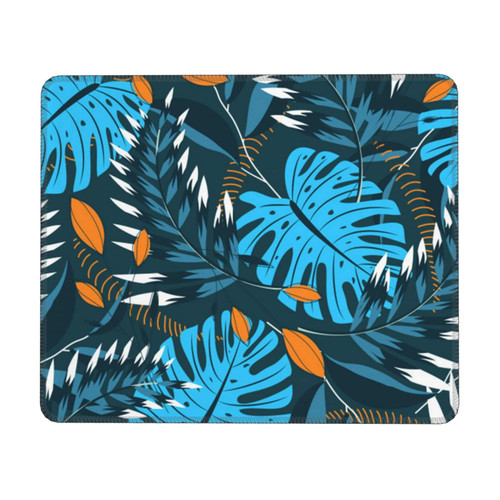 Summer Tropical Leaves Printed Mouse Pad Non-Slip Waterproof Gaming Mouse Mat Computer Mousepad for Desk