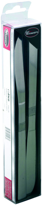 Winco 12-Piece Windsor Dinner Knife Set, 18-0 Stainless Steel,Silver