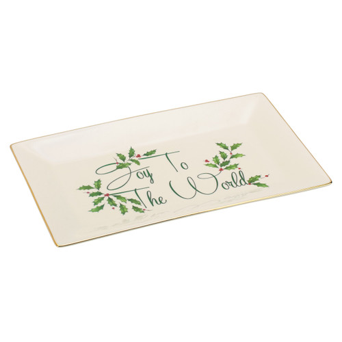 Lenox Holiday Tray, Joy to the World