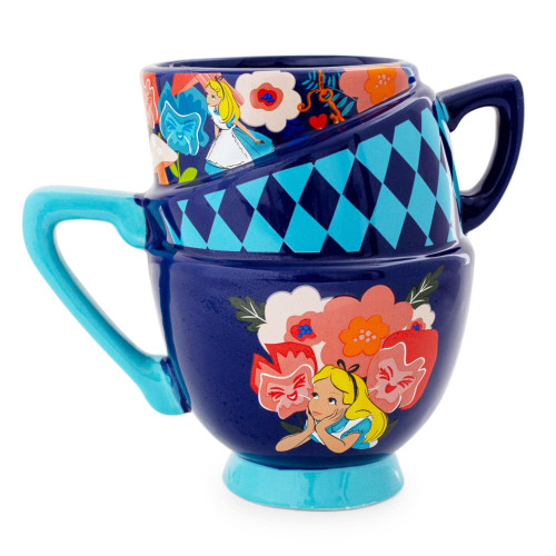 Disney Alice in Wonderland Stacked Teacups Sculpted Ceramic Mug | Large Coffee Cup For Espresso, Caffeine, Beverages, Home & Kitchen Essentials | Cute Mad Hatter Gifts | Holds 20 Ounces Disney Alice in Wonderland Stacked Teacups Sculpted Ceramic Mug | Large Coffee Cup For Espresso, Caffeine, Beverages, Home & Kitchen Essentials | Cute Mad Hatter Gifts | Holds 20 Ounces