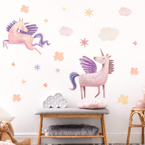 Unicorn Wall Decals Peel and Stick for Girls Room, Vinyl Unicorn Wall Stickers for Girls Kids, Unicorn Wall Stickers Removable for Girls Bedroom Nursery Unicorn Wall Decals Peel and Stick for Girls Room, Vinyl Unicorn Wall Stickers for Girls Kids, Unicorn Wall Stickers Removable for Girls Bedroom Nursery