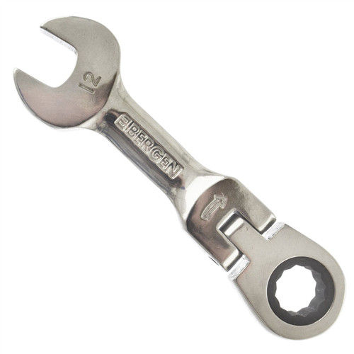 12mm Stubby Flexi Ratchet Combination Spanner Metric Wrench 72 Teeth SPN17