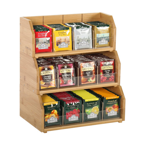 Bamboo Tea Bag Organizer Storage Holder for Tea Bags Stackable Wooden 3 Layer Tea Caddy Box Containers Tea Packet Rack Teabag Shelf Tea Station Stand for Cabinet Countertop Office(Patented Design) Bamboo Tea Bag Organizer Storage Holder for Tea Bags Stackable Wooden 3 Layer Tea Caddy Box Containers Tea Packet Rack Teabag Shelf Tea Station Stand for Cabinet Countertop Office(Patented Design)