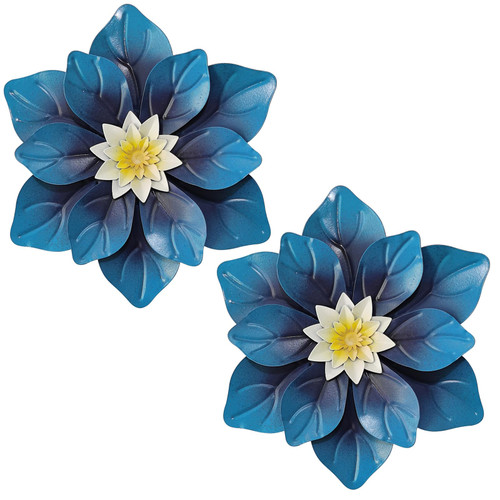 Metal Flower Wall Art Decor.Rustic Modern Flower Wall Sculpture Iron Wall Hanging Home Decoration Accent ART that hangs indoors bedrooms, living rooms, offices, outdoors, gardens, courtyards?2pcs? Metal Flower Wall Art Decor.Rustic Modern Flower Wall Sculpture Iron Wall Hanging Home Decoration Accent ART that hangs indoors bedrooms, living rooms, offices, outdoors, gardens, courtyards?2pcs?