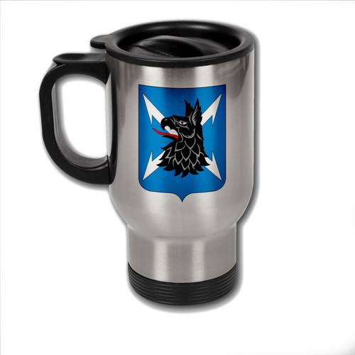 ExpressItBest Stainless Steel Coffee Mug with U.S. Army 310th Military Intelligence Battalion coat of arms