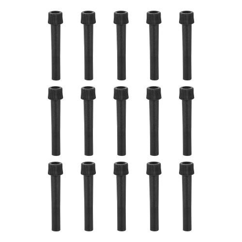 uxcell On/Off Replacement Light Turn Switch Knob Lamp Socket Extension Knobs 50mm Length Black 15Pcs