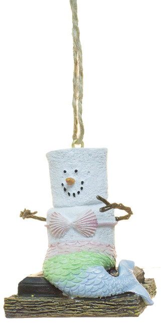 S'Mores Mermaid Christmas/Everyday Ornament