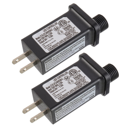 SIGANDG LED Transformer Replacement Class 2 Power Supply for Christmas String Light Inflatable Decorations LED Controller IP44 Waterproof Low Voltage Transformer US Power Adapter (24V 7.2W 0.3A)