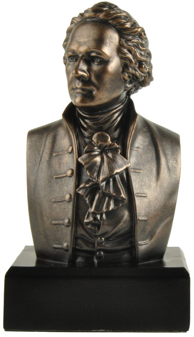 JFSM INC. Alexander Hamilton Founding Father Historical Bust Collectible Memorabilia - Great Americans Collection