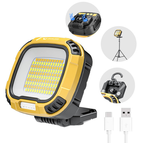 Smiling Shark Work Light, LED Worklight 4000 Lumen Rechargeable Portable Magnetic Waterproof Job Site Lighting With 14 Lighting Modes Car Repair Camping Working Outdoor, Work-Light-LED-Flood-Repairing Smiling Shark Work Light, LED Worklight 4000 Lumen Rechargeable Portable Magnetic Waterproof Job Site Lighting With 14 Lighting Modes Car Repair Camping Working Outdoor, Work-Light-LED-Flood-Repairing