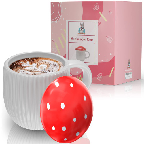 Mushroom Mug With Lid & Gift Box, Toxin Free Heat Retaining. Decor Mushroom Cup Mushroom Coffee Mug Cute Mushroom Gifts for Women Fly Agaric Mushroom Stuff Mushroom Things Mushroom Mug With Lid & Gift Box, Toxin Free Heat Retaining. Decor Mushroom Cup Mushroom Coffee Mug Cute Mushroom Gifts for Women Fly Agaric Mushroom Stuff Mushroom Things