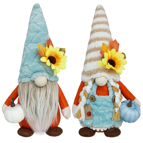CRCZK Fall Gnomes Decorations, Handmade Swedish Tomte Gnomes Fall Decor - Fall Thanksgiving Party Home Kitchen Table Tiered Tray Decor - Thanksgiving Gnomes Gift