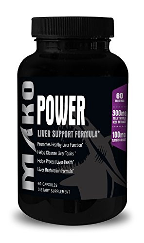 MAKO NUTRITION Capsules Dark Amber Bottle with Black Lid, Livshield Liver Support Formula, 60 Count