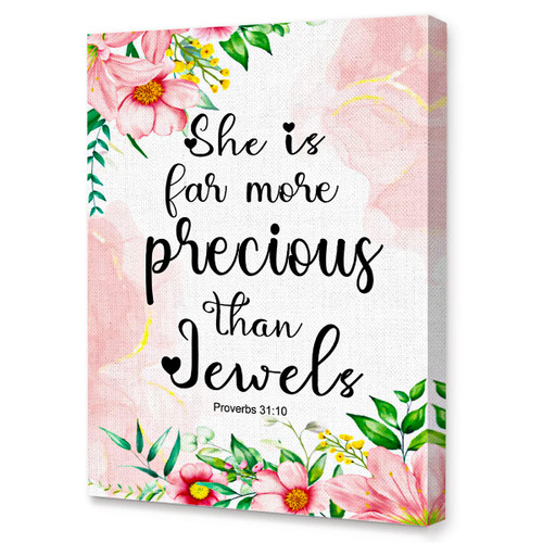 Esther 4 14 Christian Bible Verse Canvas Wall Art,Motivational Scripture Art Canvas Prints Framed Wall Artwork Ready to Hang For Christian Home Bedroom Office Church Religious Wall Decor-12 x 15 Inches