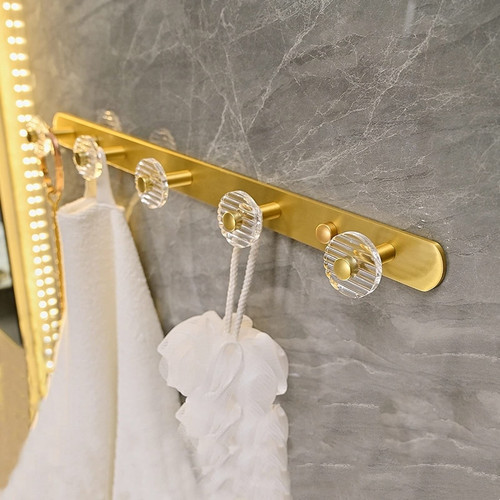 KINDOJIA Coat Rack Wall Mounted - 2 Pack - 5 Hooks -16.5 Inches,Decorative Coat Rack for Home Storage,Coat Hooks Towel Hooks Rack for Coat Hat Robes Towel Purse Mudroom Bathroom Kitchen Entryway