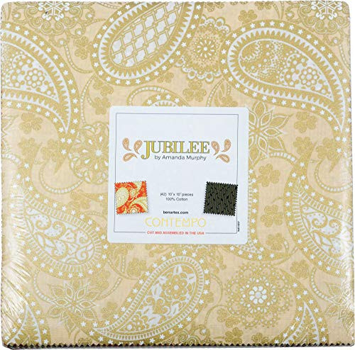 Amanda Murphy Jubilee 10X10 Pack 42 10-inch Squares Layer Cake Benartex