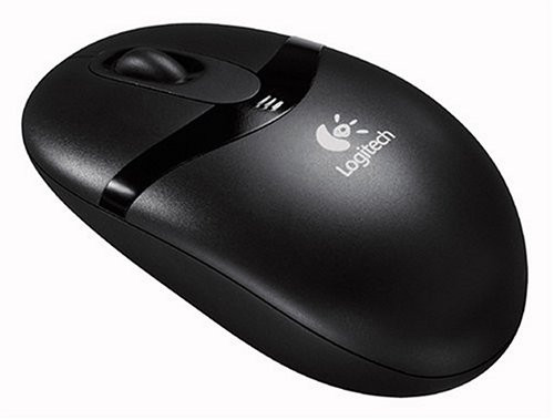 Logitech Cordless Optical Mouse (Black)