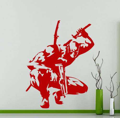 Dead Pool Wall Decal Superhero Stickers Comics Vinyl Sticker Sign Home Nursery Kids Boy Girl Room Interior Wall Art Decoration Any Room Mural Waterproof Vinyl Sticker (293su) Dead Pool Wall Decal Superhero Stickers Comics Vinyl Sticker Sign Home Nursery Kids Boy Girl Room Interior Wall Art Decoration Any Room Mural Waterproof Vinyl Sticker (293su)