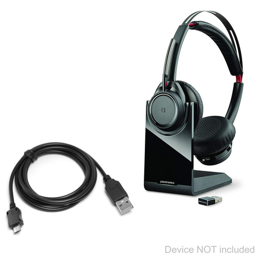 BoxWave Cable Compatible with Plantronics Voyager Focus UC - DirectSync Cable, Durable Charge and Sync Cable for Plantronics Voyager Focus UC