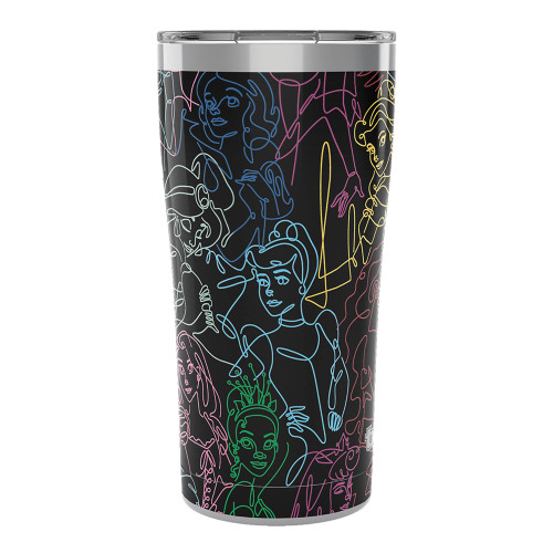 Tervis Disney - Princess Endless Elegance Triple Walled Insulated Tumbler Cup Keeps Drinks Cold & Hot, 20oz, Stainless Steel