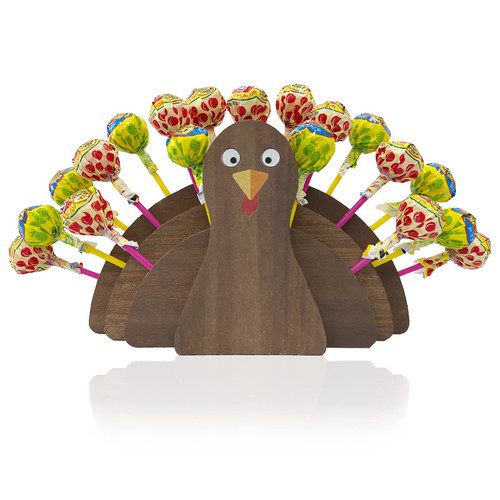 Y_Bong Thanksgiving Decor - Thanksgiving Table Decorations - Wooden Turkey Centerpieces for Tables - Fall Table Decor for Kids Home Office Mantle Fireplace Shelf