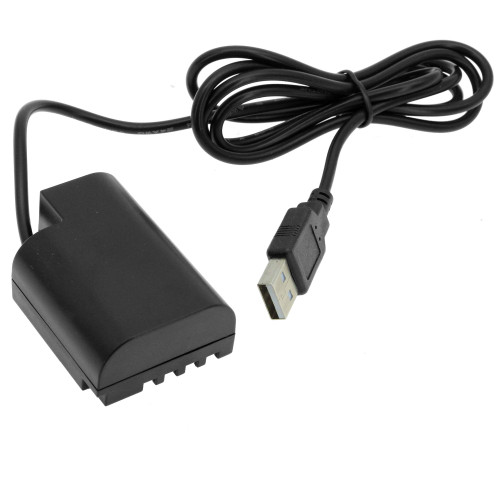 USB to Dummy Battery Replacement for PANASONIC DMC-GH3/4/5 (DMW-BLF19) Battery 40" Intelligent Adapt