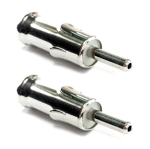 CESS Car Radio Aerial Antenna Male Plug Adapter Coaxial DIN Connector (2 Pack)