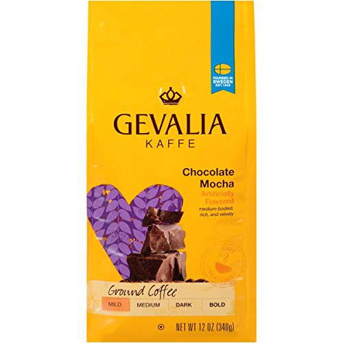 Gevalia Chocolate Mocha Ground Coffee, 12 oz Bags (Pack of 6) Gevalia Chocolate Mocha Ground Coffee, 12 oz Bags (Pack of 6)