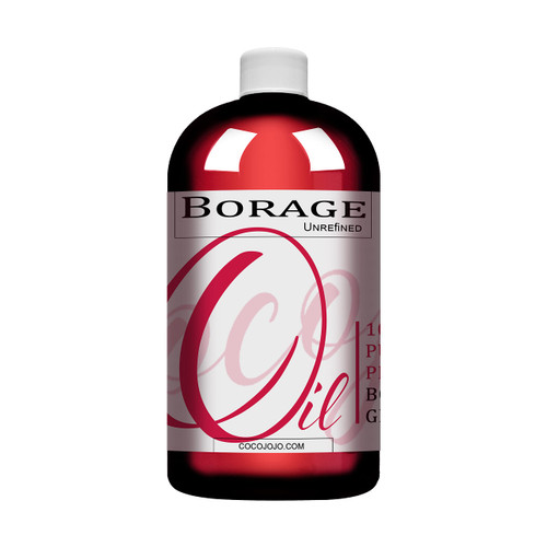 Borage Seed Oil - 100% Pure Unrefined Cold Pressed Non-GMO High GLA PA & Hexane-Free Premium Grade Carrier Oil for Skin Hair Nails Body Beard Face Bulk 16 oz - All Skin Types - Packaging May Vary Borage Seed Oil - 100% Pure Unrefined Cold Pressed Non-GMO High GLA PA & Hexane-Free Premium Grade Carrier Oil for Skin Hair Nails Body Beard Face Bulk 16 oz - All Skin Types - Packaging May Vary