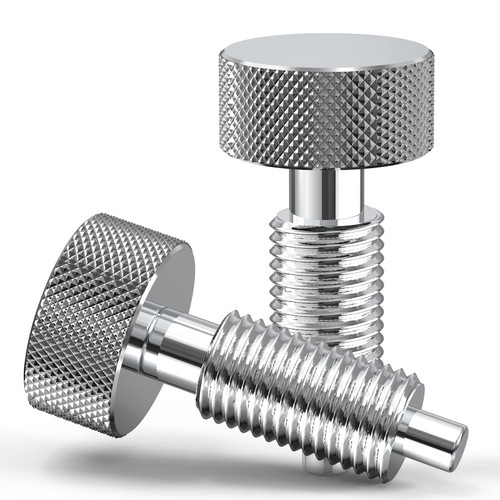 Quick Release Pins, 2 Pack Handle Pin Kit Ullnosoo M6 Retractable Spring Loaded Locking Pins Plunger Latch