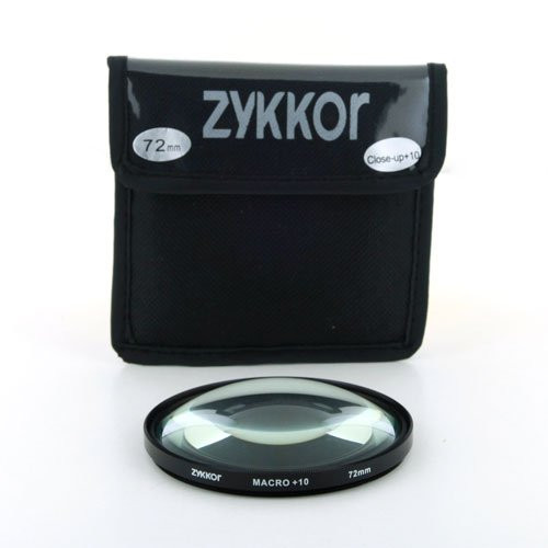 Zykkor 72 mm +10 Close Up Macro Lens in Pouch