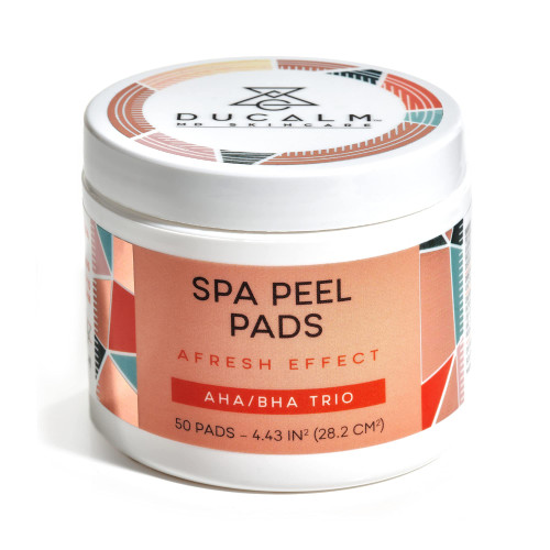 Ducalm Spa Peel AHA-BHA Exfoliating Face Pads | Chemical Resurfacing Toner Pads with Salicylic Acid for Brighter, Even Skin (50 Pads) Ducalm Spa Peel AHA-BHA Exfoliating Face Pads | Chemical Resurfacing Toner Pads with Salicylic Acid for Brighter, Even Skin (50 Pads)