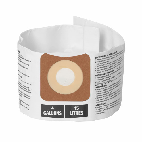 CRAFTSMAN CMXZVBE43271 Fine Dust Wet/Dry Vac Dust Collection Bags for CMXEVBE17040 4 Gallon Shop Vacuum, 2-Pack