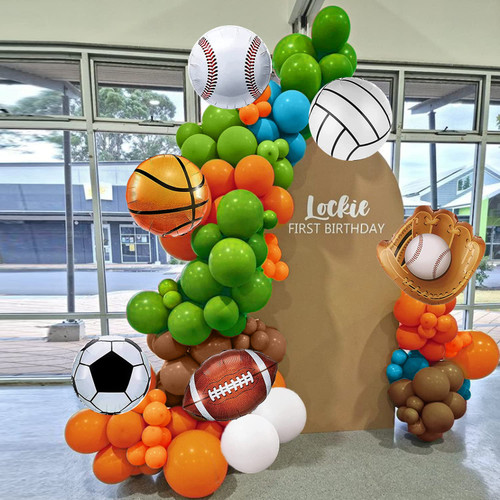 153 Pack Sport Theme Birthday Party Decorations Set Sport Balloons Garland Arch Kit Football Vollyball Soccer Baseball Basketball Party Balloons for Sport Favor Theme Birthday Party Decorations 153 Pack Sport Theme Birthday Party Decorations Set Sport Balloons Garland Arch Kit Football Vollyball Soccer Baseball Basketball Party Balloons for Sport Favor Theme Birthday Party Decorations