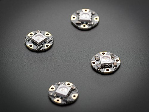 Development Boards & Kits - AVR Flora RGB Smart NeoPixel v2 - 4 pack (1 piece)