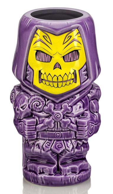 Geeki Tikis Masters of the Universe Skeletor Ceramic Mug | Official Collectible Tiki Cup | Tropical Drinkware For Home Barware Set | Holds 21 Ounces