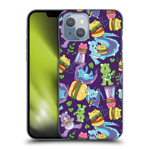 Head Case Designs Officially Licensed Care Bears Burger Pattern Sweet and Savory Hard Back Case Compatible with Apple iPhone 14