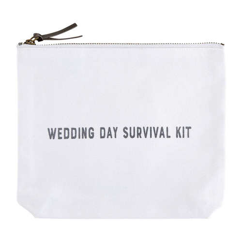 Santa Barbara Design Studio Zippered Canvas Pouch Face-to-Face Designs Wedding Collection, 9" x 7.5", Survival Kit Santa Barbara Design Studio Zippered Canvas Pouch Face-to-Face Designs Wedding Collection, 9" x 7.5", Survival Kit