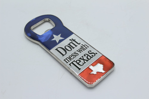 EastMeetsWest Heavy Duty Metal 'Don't Mess With Texas' Texas Map & Lone Star Refrigerator Magnet with Beer Bottle Opener EastMeetsWest Heavy Duty Metal 'Don't Mess With Texas' Texas Map & Lone Star Refrigerator Magnet with Beer Bottle Opener