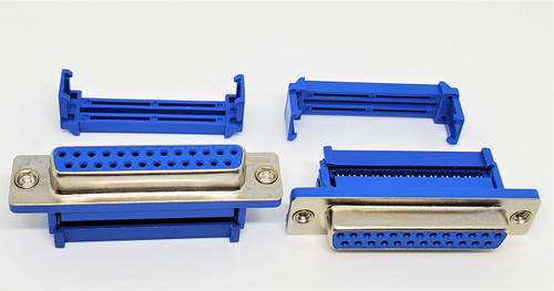 Pc Accessories - Connectors Pro DB25 Female 2.54mm Pitch Crimp Connector for 1.27mm Flat Ribbon Cable, 10-Pack