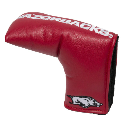 Team Golf NCAA Arkansas Razorbacks Vintage Blade Putter Cover Golf Club Vintage Blade Putter Headcover, Form Fitting Design, Fits Scotty Cameron, Taylormade, Odyssey, Titleist, Ping, Callaway