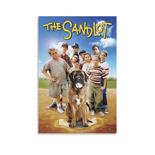 GRYEC The Sandlot Poster Movie Poster Poster Decorative Painting Canvas Wall Posters and Art Picture Print Modern Family Bedroom Decor Posters 12x18inch(30x45cm)