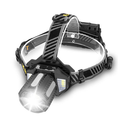 BINNIWEN 2023 PRO Headlamp Rechargeable, LED Head Lamp, P360 90000 Lumen Super Bright Headlamp with 11 Modes, Zoomable IPX7 Waterproof Headlamp for Camping Hunting Fishing Biking(3 Batteries Included) BINNIWEN 2023 PRO Headlamp Rechargeable, LED Head Lamp, P360 90000 Lumen Super Bright Headlamp with 11 Modes, Zoomable IPX7 Waterproof Headlamp for Camping Hunting Fishing Biking(3 Batteries Included)